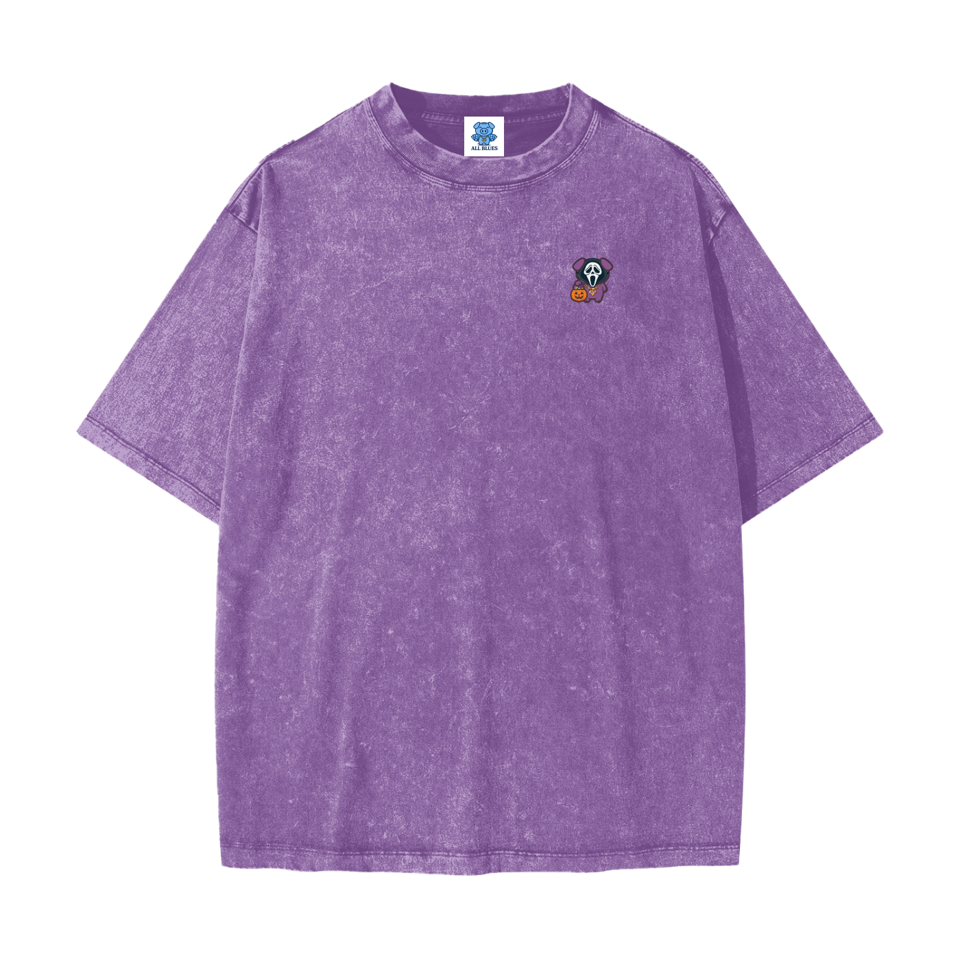 All Blues Hall-O-Scream Heavyweight Snow Washed T Shirt