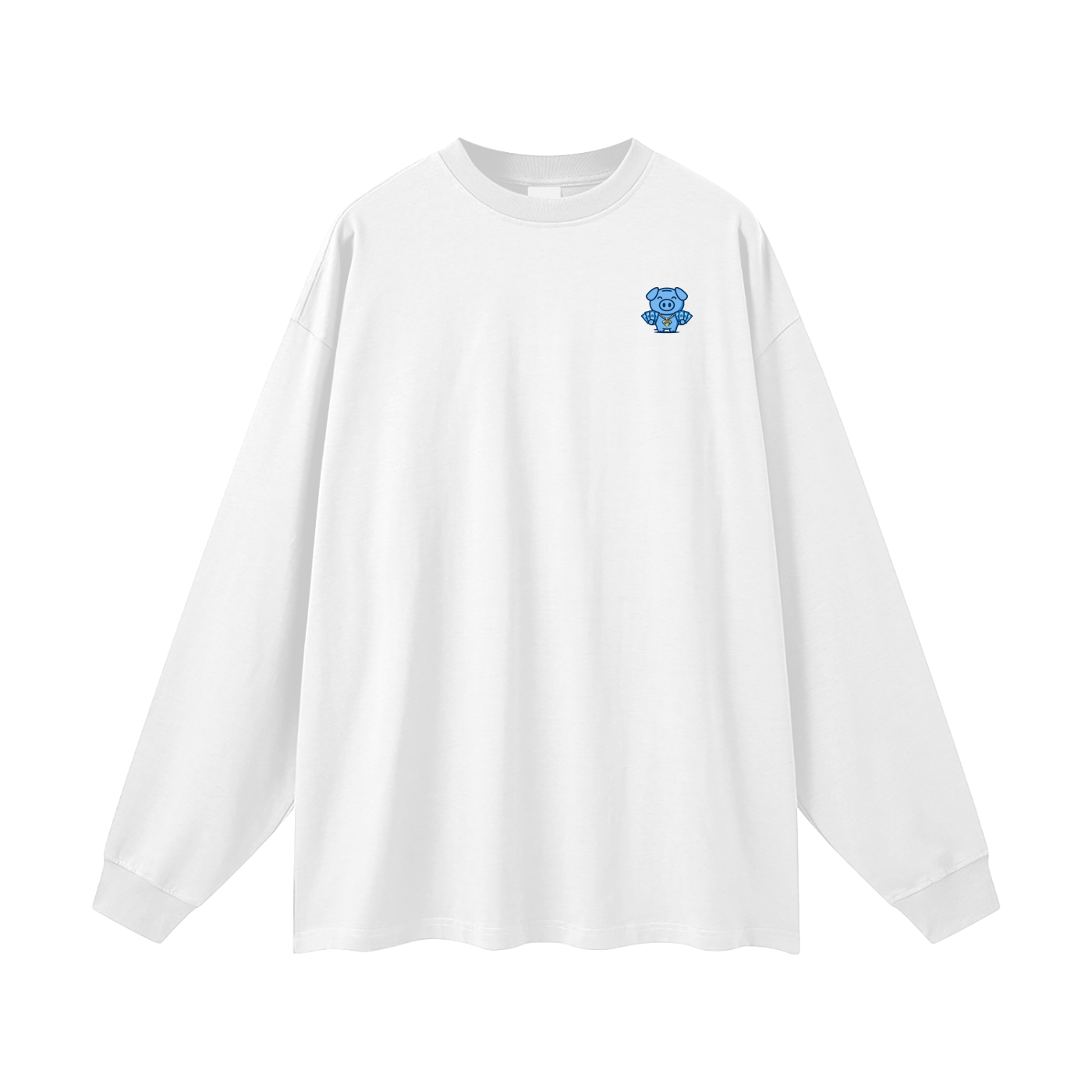 All Blues Ben Frank$ Oversized Long Sleeve