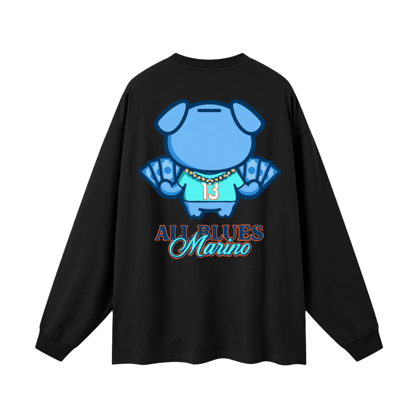 All Blues Marino Oversized Long Sleeve