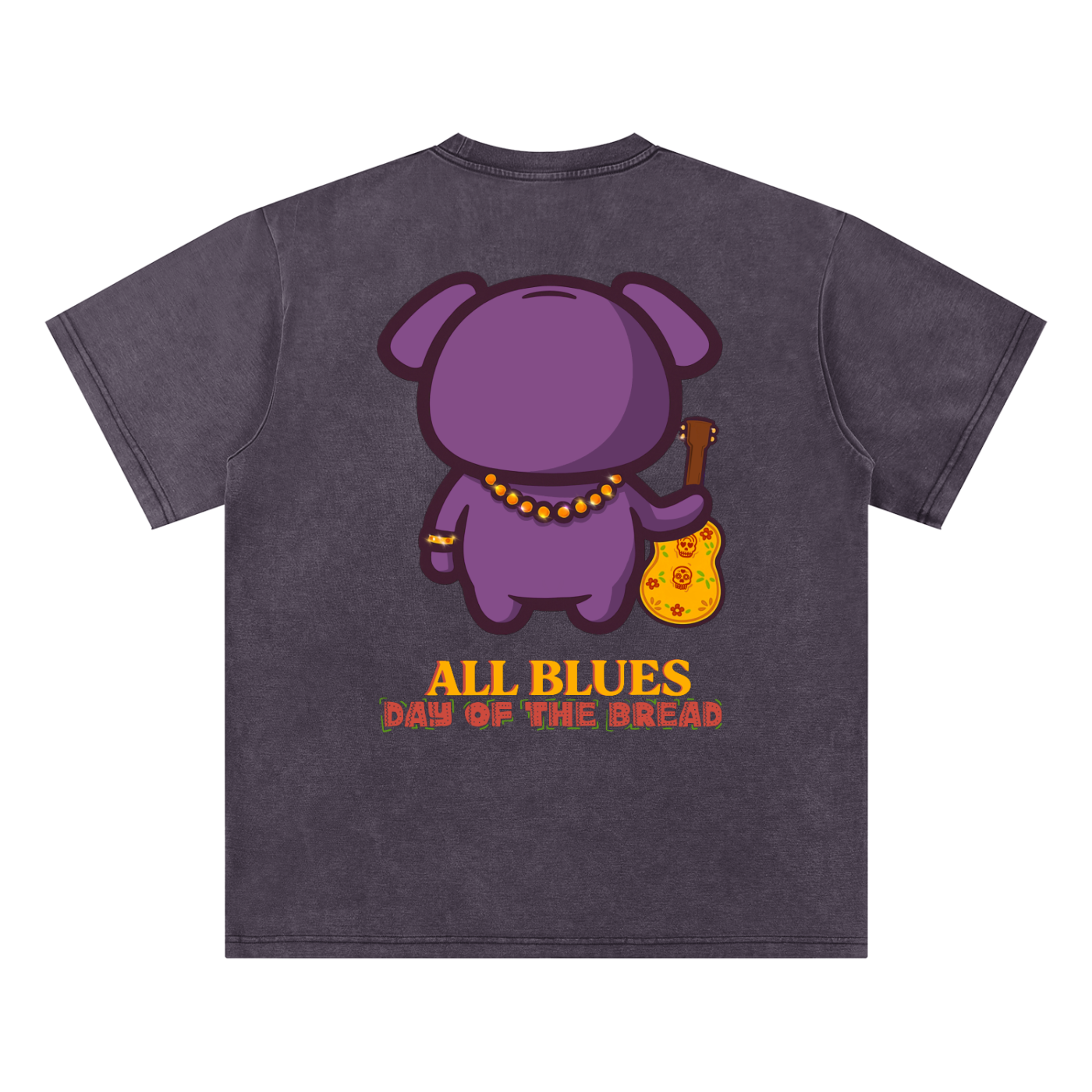 All Blues Day of the Bread Snow Washed T Shirt