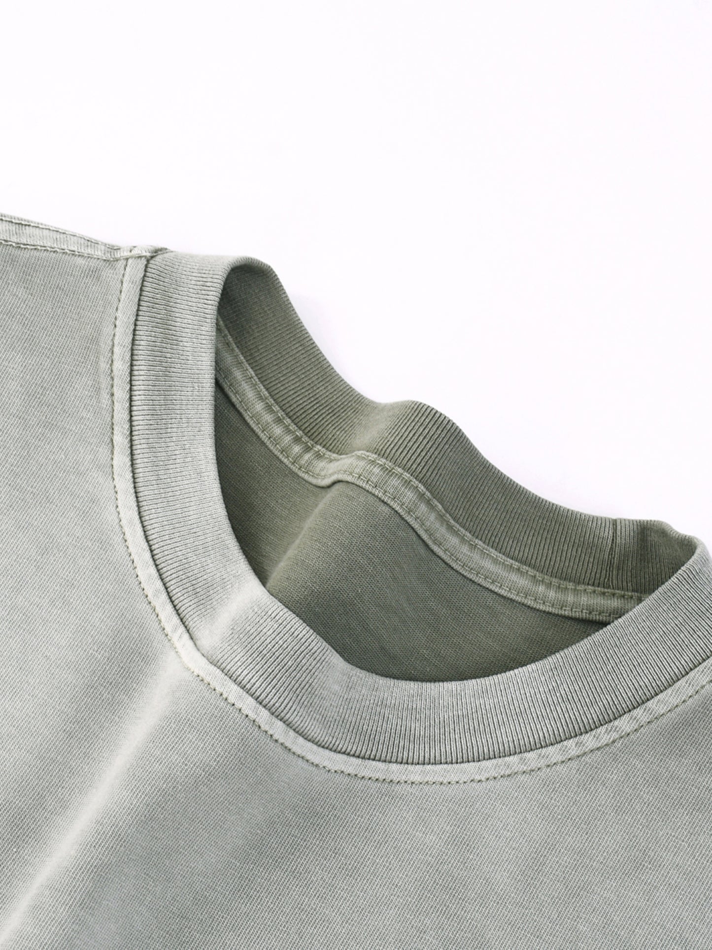 All Blues Marino Washed Drop Shoulder T Shirt