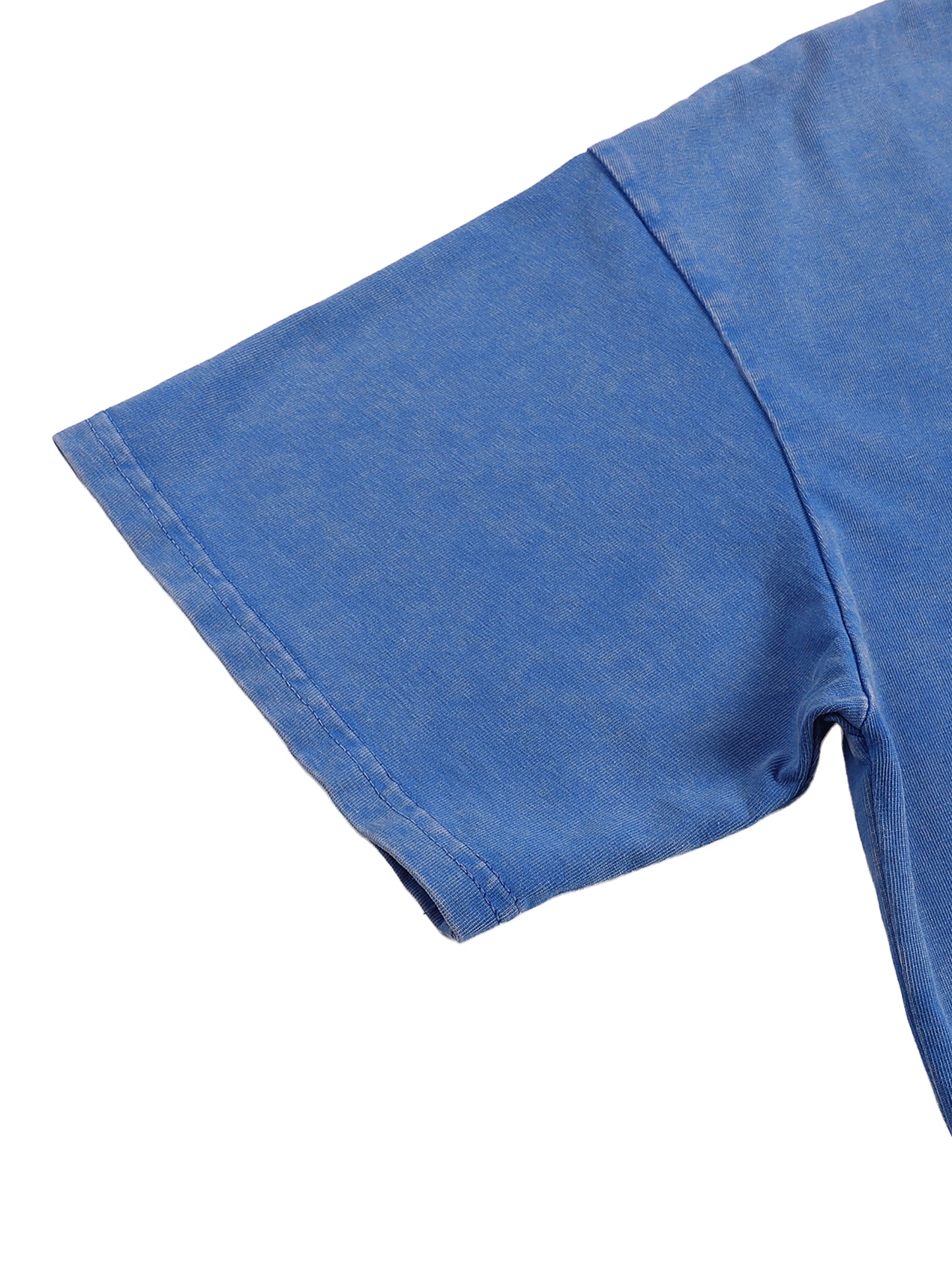 All Blues Hall-O-Scream Snow Washed Oversized Cotton T Shirt