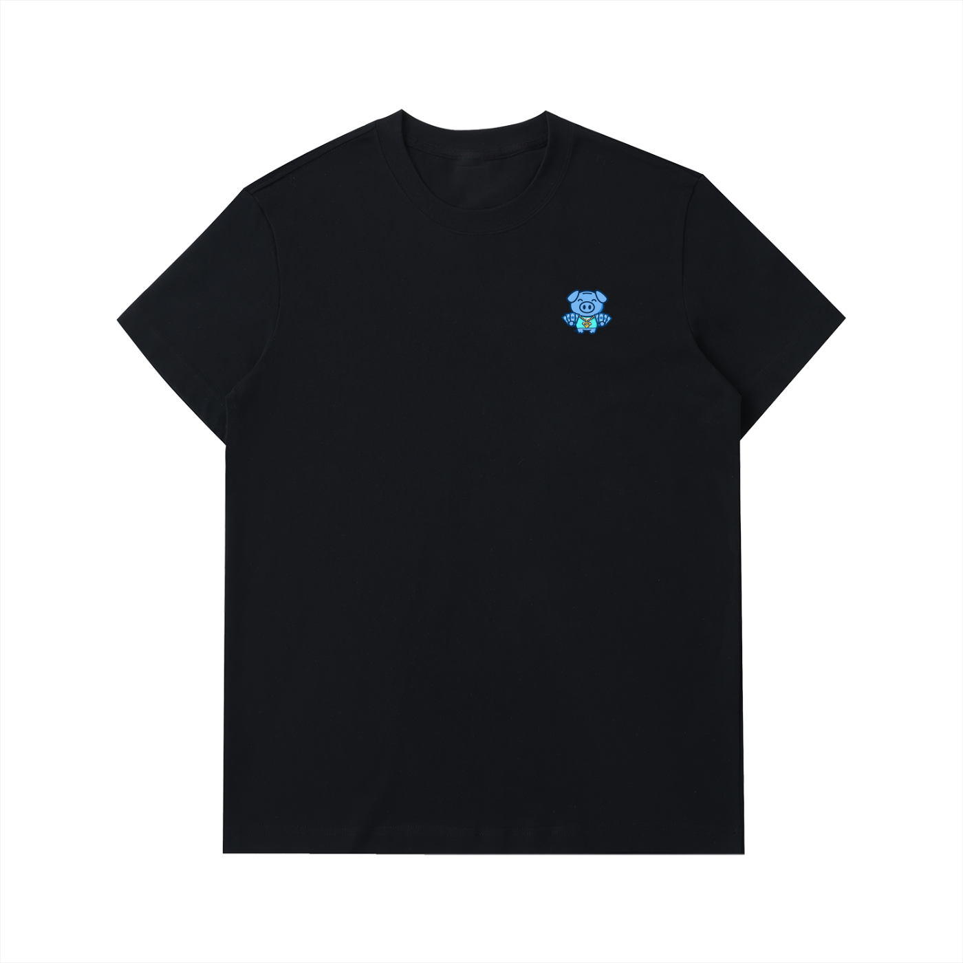 All Blues Marino Heavyweight Cotton T Shirt