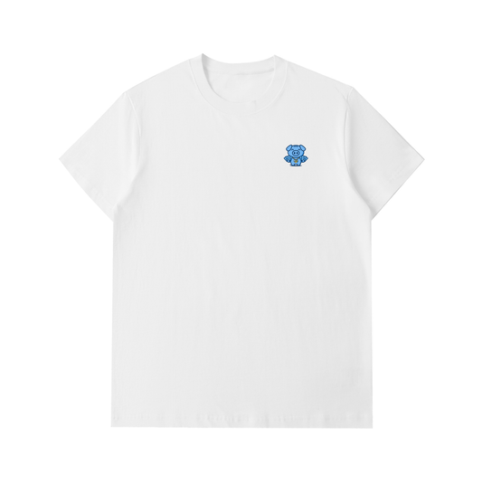 All Blues Logo (front only) Heavyweight Cotton T Shirt