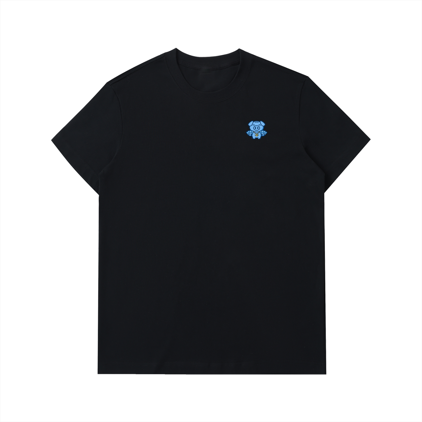 All Blues Logo (front only) Heavyweight Cotton T Shirt